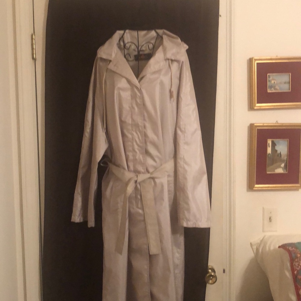 Long rain coat